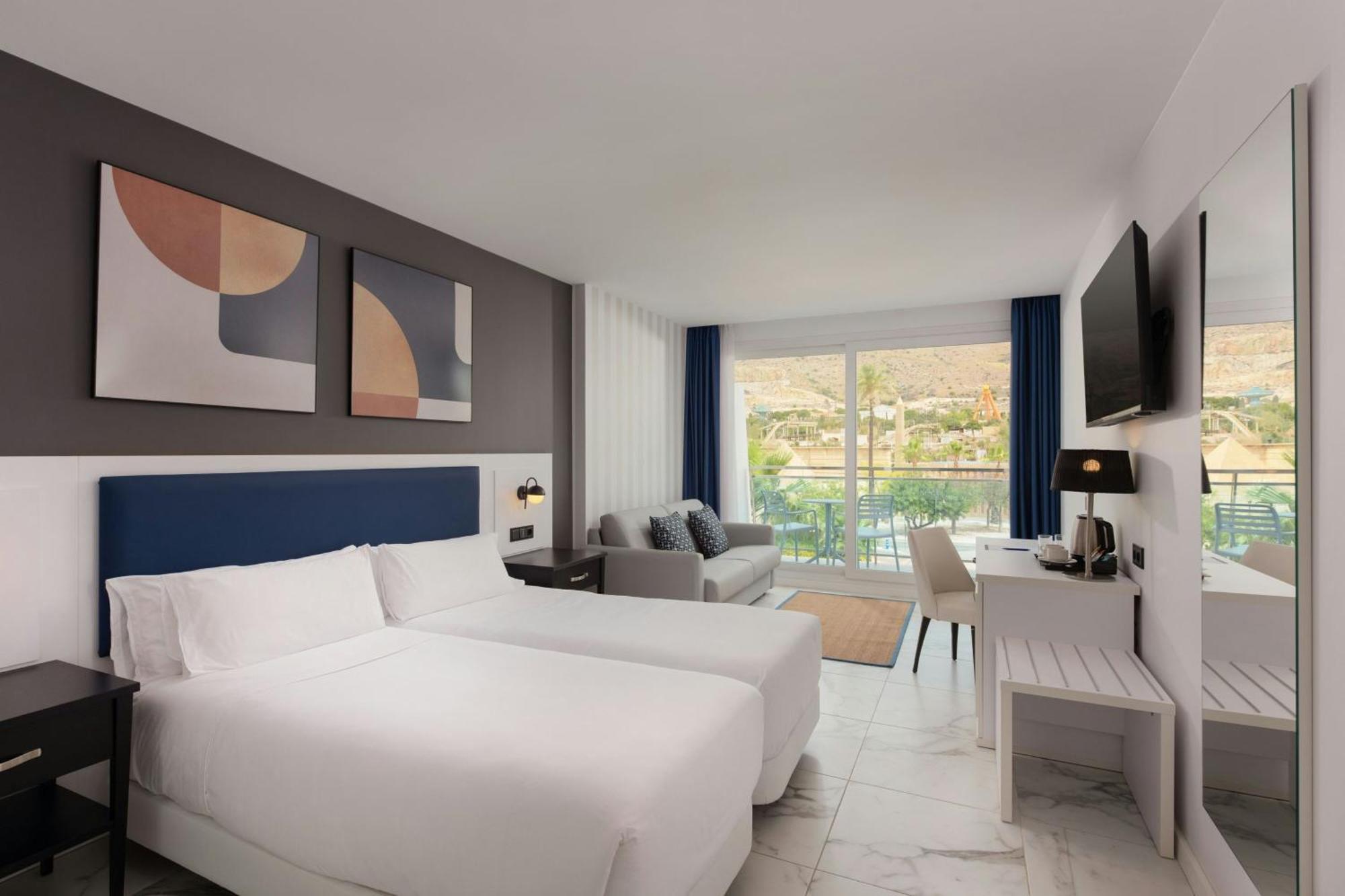 Twin Room Sofa Bed Balcony Mountain View