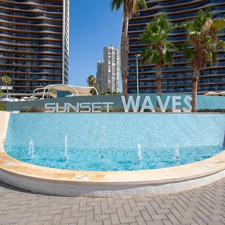 Sunset Waves Blue Sky Apartment-3