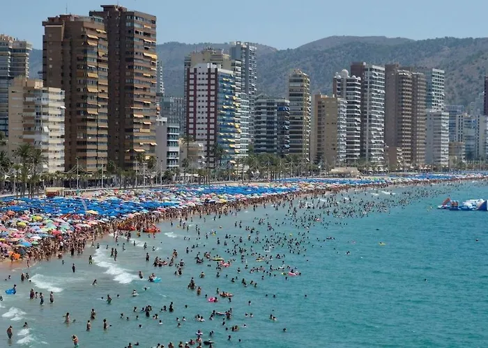 Appartement 1ª Linea Playa Benidorm Con Aire Acon, 2 Hab Y Sofa Cama, Hasta 6 Pers, Apt El Pato Con Parking