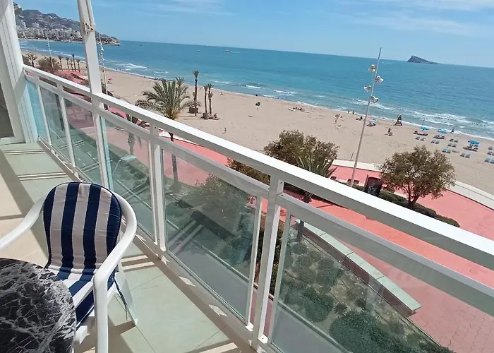 Espectacular Apartamento En 1ª Linea De Playa Benidorm