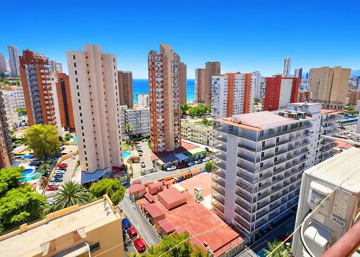 Apartment Sea View II In Rincon De Loix -Free Parking, Wi-Fi, Pool, New Air Conditioning Benidorm acceptant les animaux